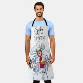 Tablier Gros Chef Café Parisienne Gourmet (Porté)