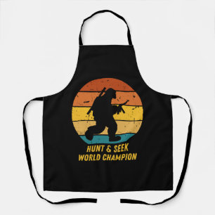 Tablier Gros pied Ne voulez pas se cacher et chercher de n