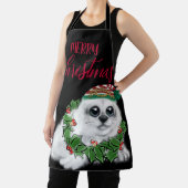 Tablier Grosse de phoque blanc de Noël, animal arctique fe (Insitu)