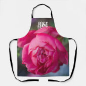 Tablier Grosse rose rose (Recto)