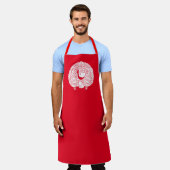 Tablier Grue et tortue (Porté)