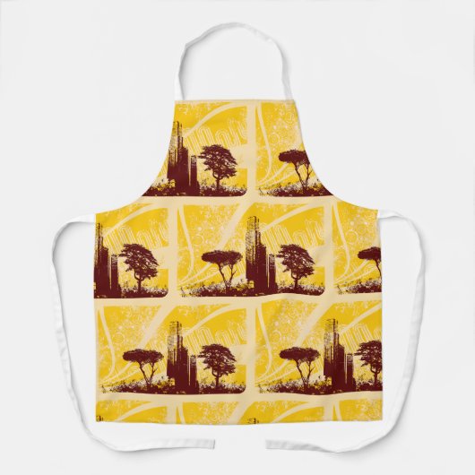 Tablier Grunge City (Recto)