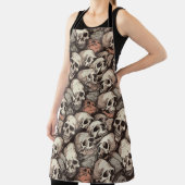 Tablier grunge pile de crânes dessin motif sans soudure (Insitu)