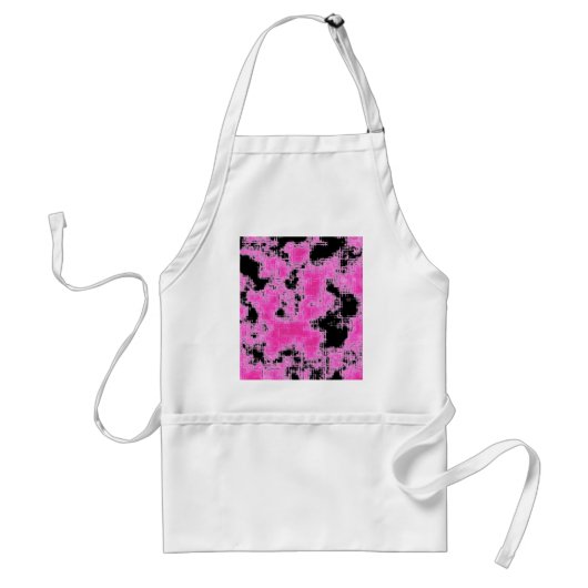Tablier Grunge rose (Devant)