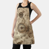 Tablier Grunge Rustic Steampunk Horloge (11) (Insitu)
