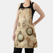 Tablier Grunge Rustic Steampunk Horloge (6) (Insitu)