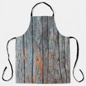 Tablier Grunge texture en bois (Recto)