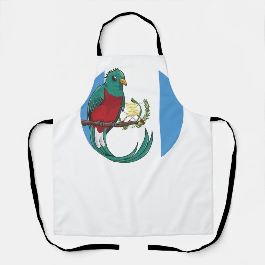 Tablier Guatemala Quetzal Guatémaltèque Drapeau animal nat (Recto)