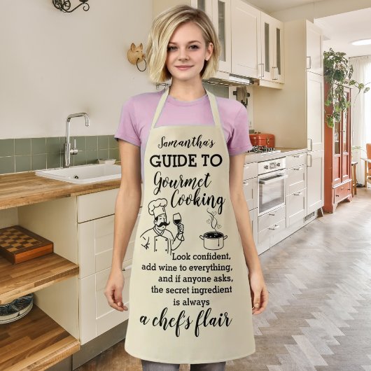 Tablier Guide de l'aire de Cuisines gastronomiques