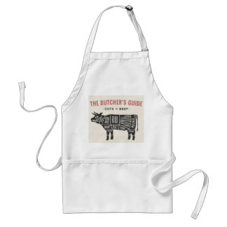 Tablier Guide des bouchers Coupes de boeuf