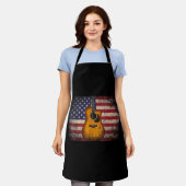 Tablier Guitar 4th of July Venin American Flag USA - Count (Porté)