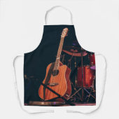 Tablier Guitare acoustique cool (Recto)