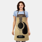 Tablier Guitare acoustique personnalisée (Porté)