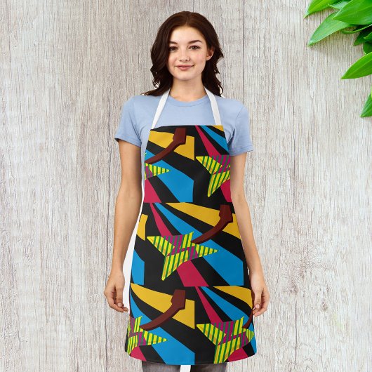 Tablier Guitare colorée