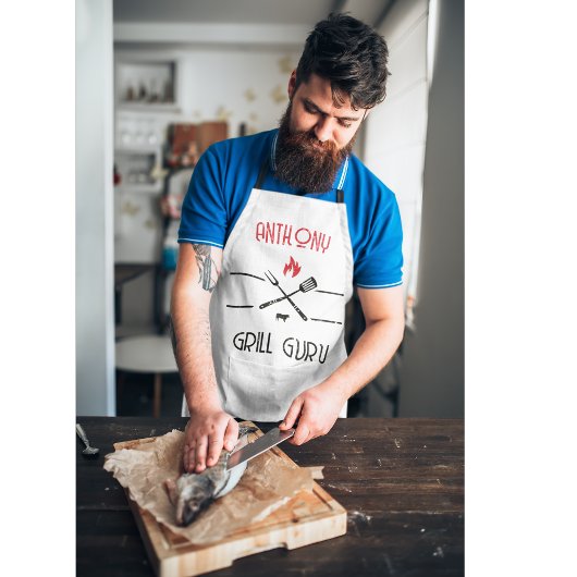 Tablier Guru Grill Personnalisé