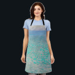 Tablier Gustav Klimt - Attersee<br><div class="desc">Attersee - Gustav Klimt,  Huile sur toile,  1910</div>