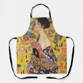 Tablier Gustav Klimt - Dame avec ventilateur (Recto)
