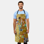 Tablier Gustav Klimt Exécution Nouveau Couple (Porté)