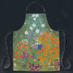 Tablier Gustav Klimt Fleur Jardin Cottage Nature<br><div class="desc">Un beau tableau de jardin - c'est un tableau classique de Gustav Klimt,  appelé Cottage Garden,  ou Bauergarten,  1907,  qui est un gros plan d'un jardin fleuri,  un tableau floral coloré.</div>