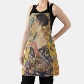 Tablier Gustav Klimt-Lady avec ventilateur | (Insitu)