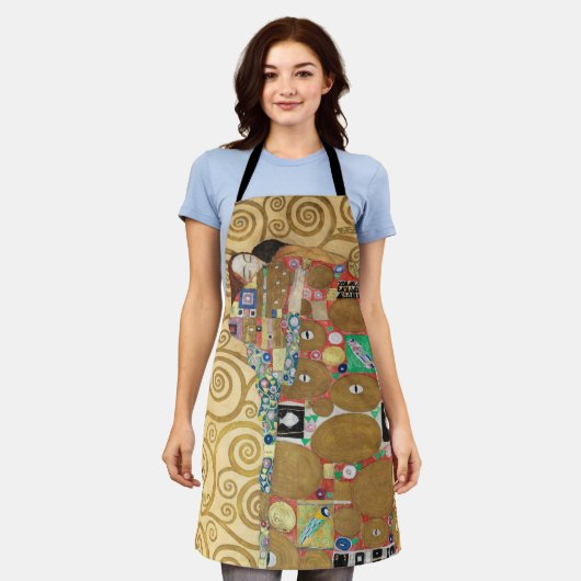 Tablier Gustav Klimt - Réalisation, Stoclet Frieze (Porté)