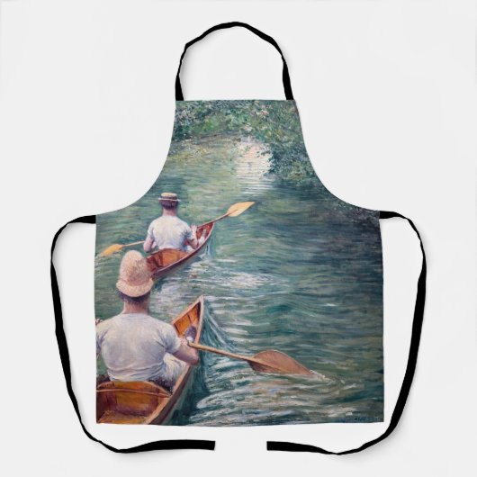 Tablier Gustave Caillebotte - Canoës sur l'Yerres (Recto)