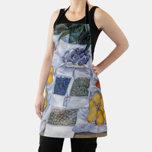 Tablier Gustave Caillebotte - Fruits présentés sur un socl (Insitu)