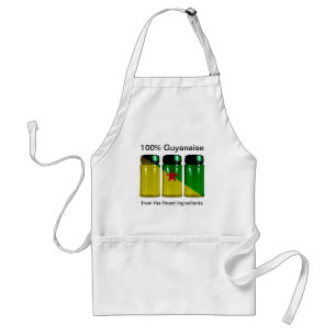 Tablier Guyane Drapeau Pots d'épices Apron