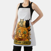 Tablier Guys Am I Cooked? Funny Cat Meme Panic Reaction (Insitu)