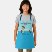 Tablier Gymnastique mignonne fille Custom Blue Gymnaste en (Insitu)