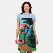 Tablier Hale de Père Noël (Porté)