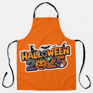 Tablier Halloween 2025 Magie – Citrouille festive