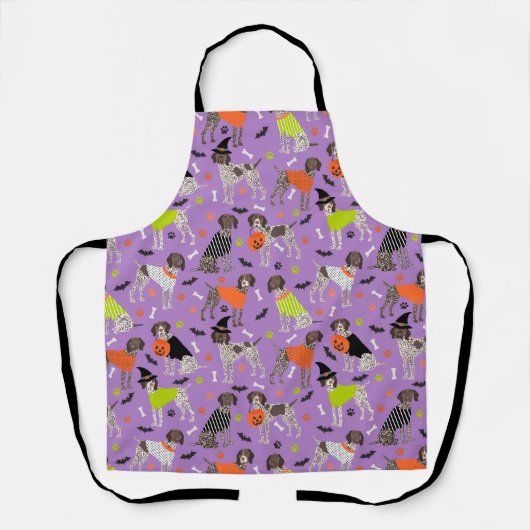 Tablier Halloween Allemand Pointeur court Apron (Recto)