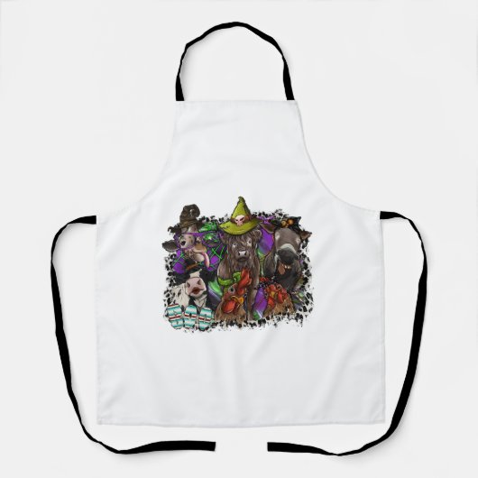 Tablier Halloween animal (Recto)
