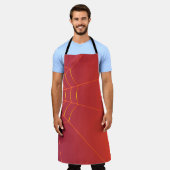 Tablier Halloween arrière - plan d'automne (Porté)