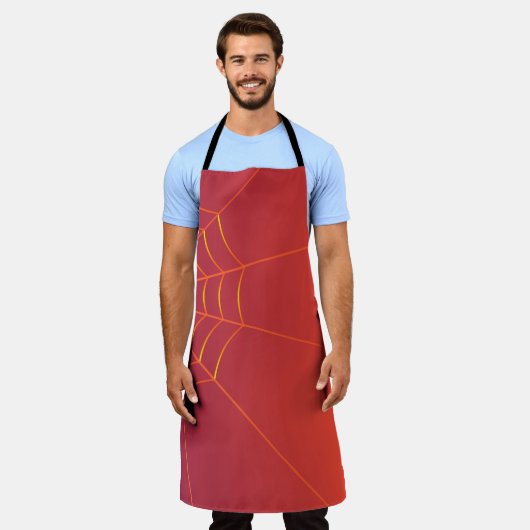 Tablier Halloween arrière - plan d'automne (Porté)