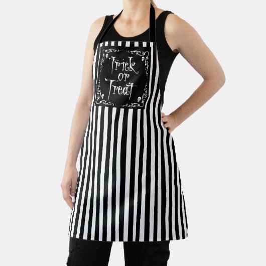 Tablier Halloween Black and White (Insitu)