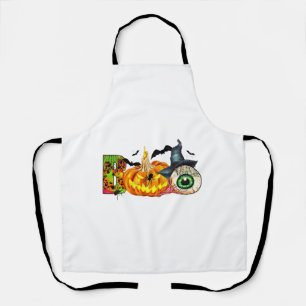 Tablier Halloween Boo