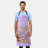 Tablier Halloween Boo (Porté)