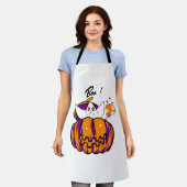 Tablier Halloween Boo (Porté)