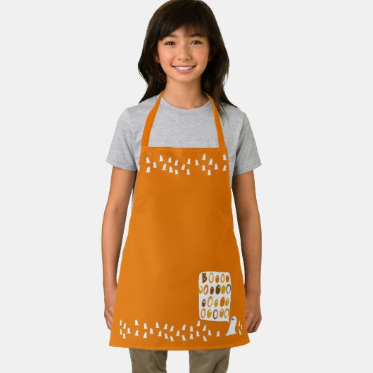 Tablier Halloween "BOO" Ghost (Insitu)