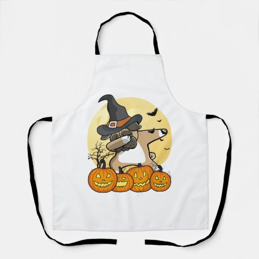 Tablier Halloween Carlin Dabbing (Recto)