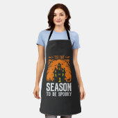 Tablier Halloween C'est La Saison Pour être Effrayant Desi (Porté)