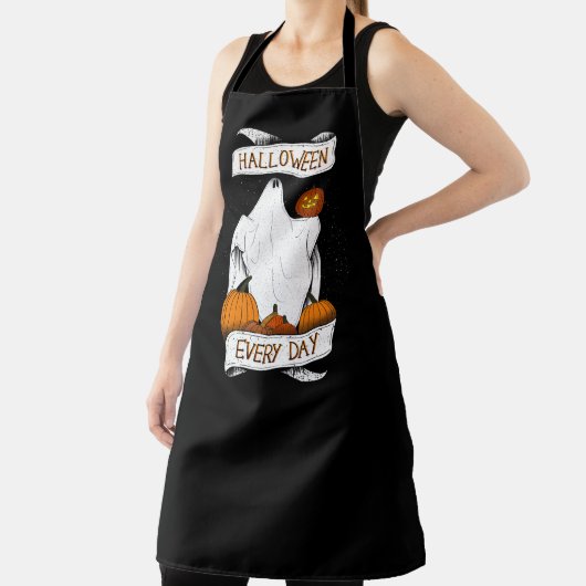 Tablier Halloween chaque jour : Embrassez l'automne éterne (Insitu)