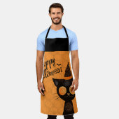 Tablier Halloween/chat/citrouille/automne (Porté)