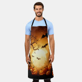 Tablier Halloween/chauve-souris/Citrouille/automne (Porté)