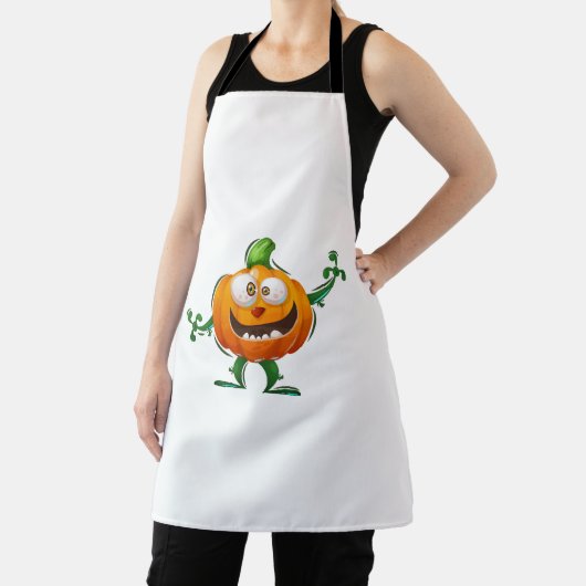 Tablier Halloween citrouille (Insitu)