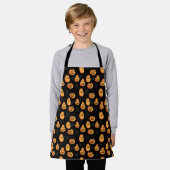 Tablier Halloween Citrouille Apron (Porté)