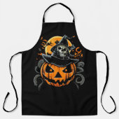 Tablier Halloween/citrouille/automne/automne (Recto)