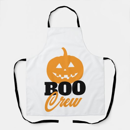 Tablier Halloween citrouille de l'équipage de BOO (Recto)